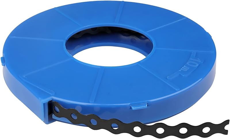 Tiras suspensión metal perforado negro 32ft 1/2pulg tubo acero