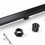 Desagüe ducha 60" acero inox 304 negro pies ajustables