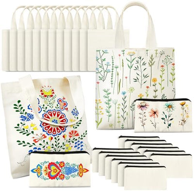 24 Bolsas Blancas Mini para Sublimación 10x10pulg