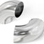 2 Codos Acero Inox 304 4" 90 Grados Mandril Doblado