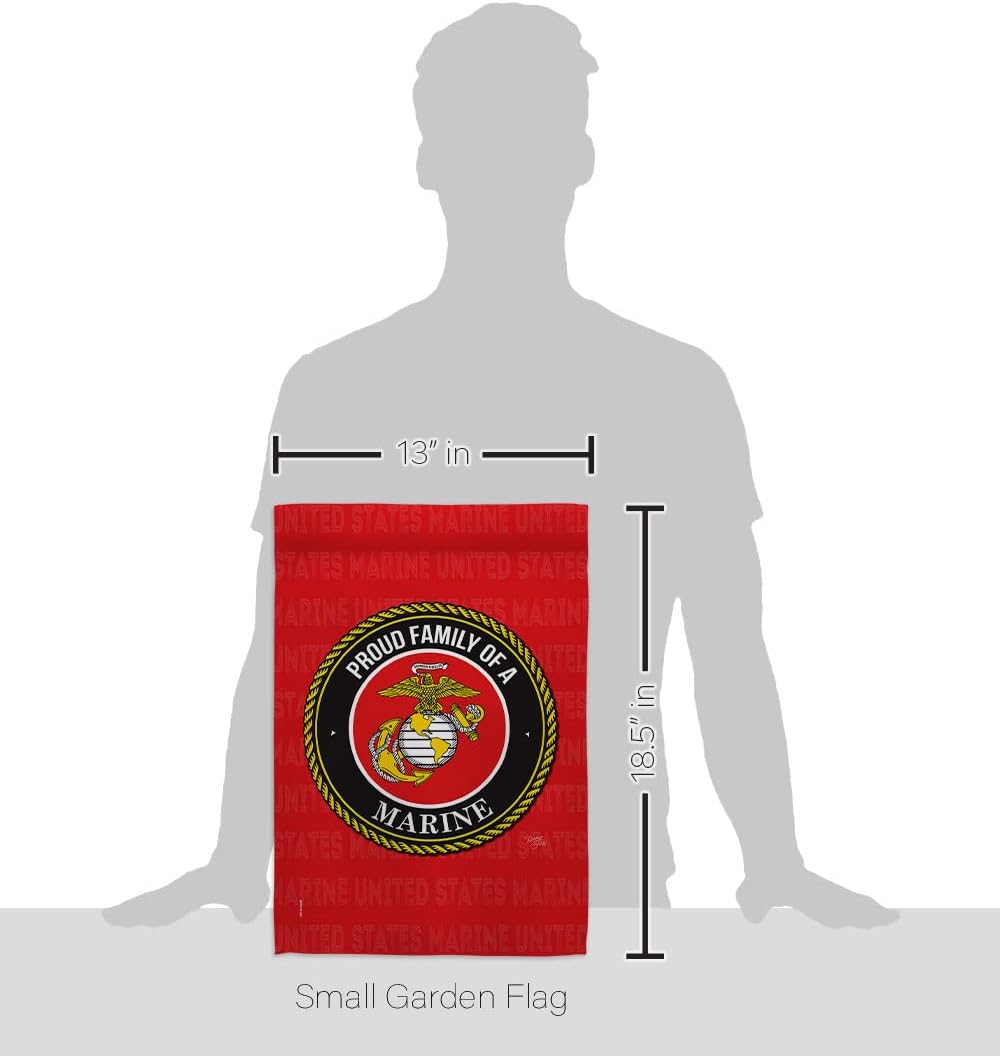 Bandera Cuerpo de Marines USMC para jardín