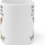 Taza café cerámica blanca 11oz regalo día madre