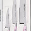 Set 3 Cuchillos Cocina Forjados Serie Riviera Rosa
