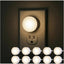 Luz nocturna enchufable LED sensor amanecer pack 10