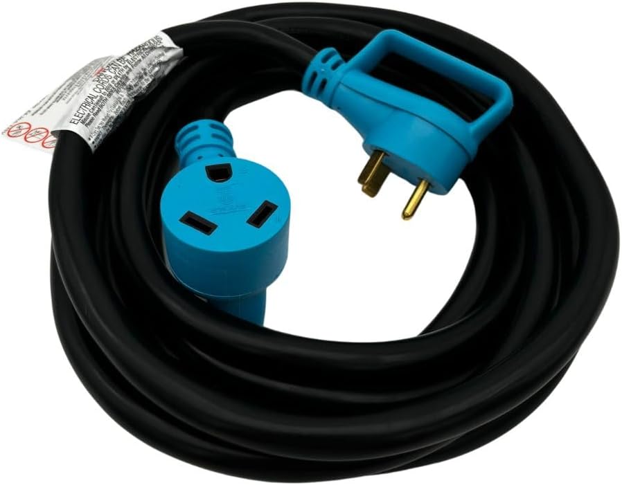 Cable extensión RV/EV 15ft 30A TT-30P a TT-30R