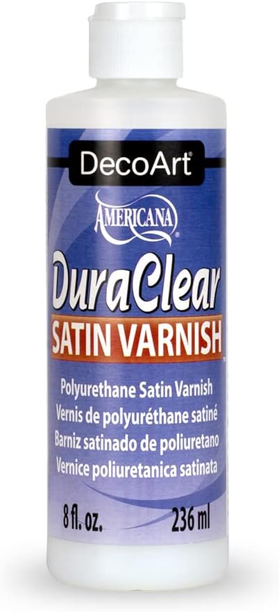 Barniz satinado DuraClear 8oz 1 botella