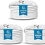 Cable extensión 16/3 20ft UL pack 3 color blanco