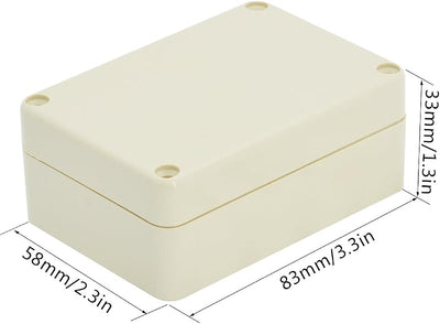 Caja derivación universal plástico ABS IP65 resistente gris pálido