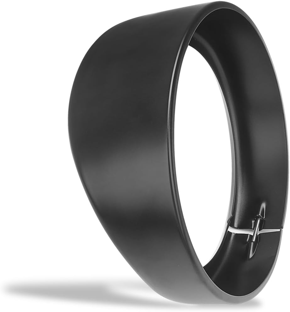 Visera anillo 7" aluminio negro para Harley Touring