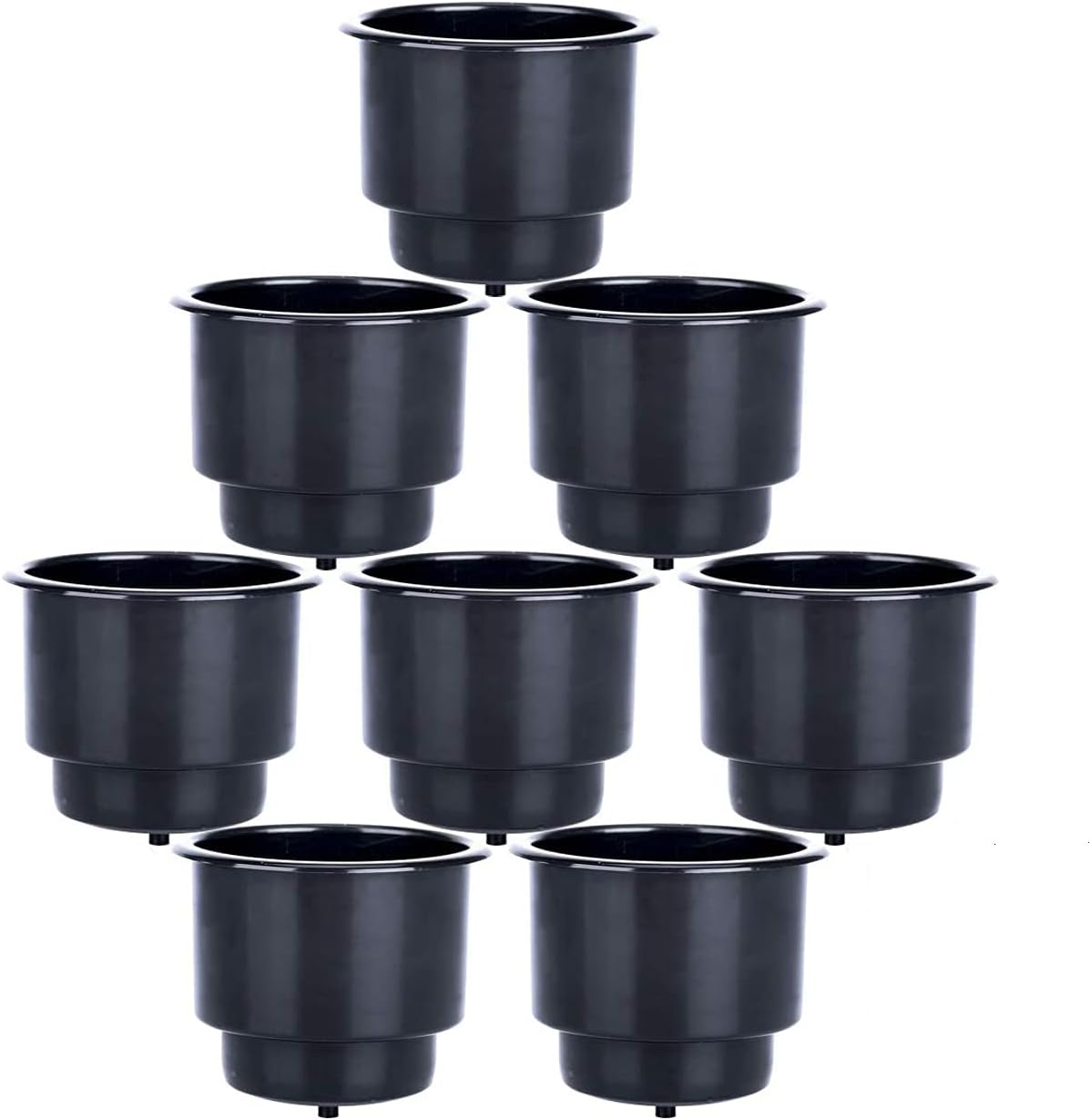 Taza plástico empotrable soporte latas drenaje coche mesa