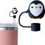 Fundas pajilla pingüino con tapas 0.394" sin BPA