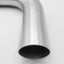 Codo aluminio 57mm OD 90 grados tubo intercooler cepillado