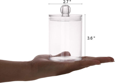 Dispensador Qtip 10oz plástico organiz. baño