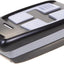 Control remoto cuerda 4 botones negro/gris