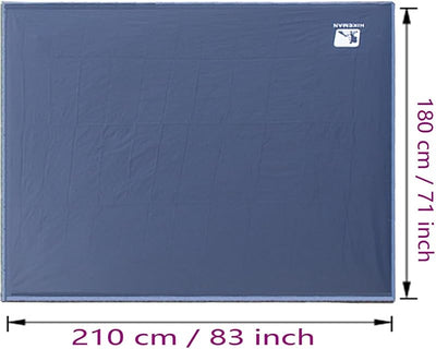 Lona impermeable 95x83pulg tapete 4en1 camping senderismo