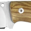 Cuchillo caza workout hoja satén 8.7pulg con funda cuero