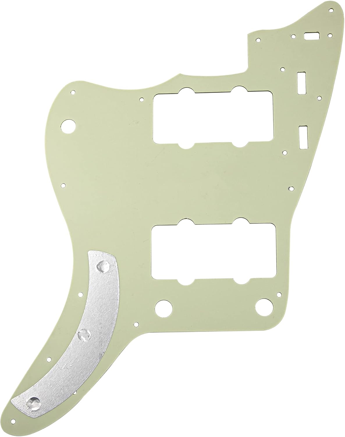 Placa rascar guitarra 60s compat Jazzmaster 3 capas verde