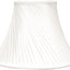 Pantalla lámpara plisada trenzada 6x12x9 blanco