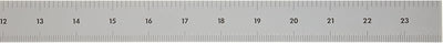 Regla acero inox 24pulg 1/8-1/64 cromo satinado