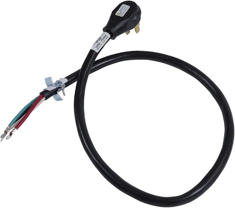 Cable alimentación OEM Whirlpool PT500 negro