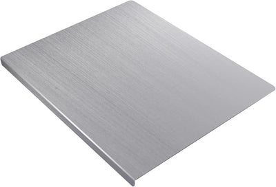 Tabla cortar acero inox grande para cocina y pastelería
