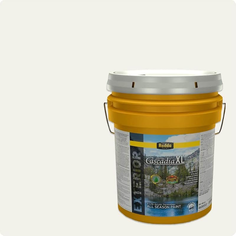 Pintura satén exterior todas estaciones 5gal glaciar fundido