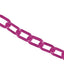 Cadena barrera plástico magenta 1pulg 25ft