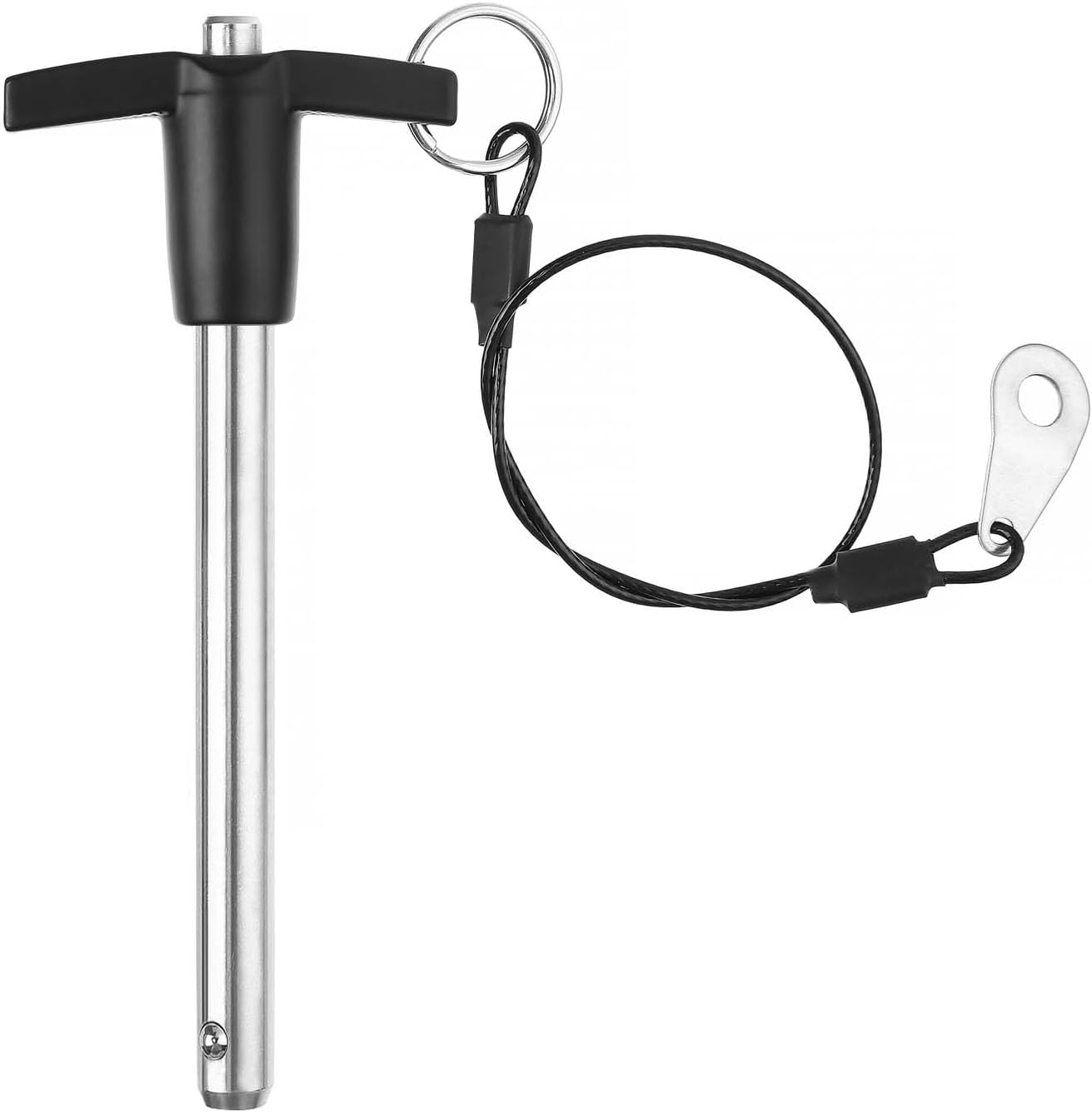 Pasador liberación rápida T 3/8pulg acero inox 8cm