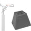 Base acolchada baloncesto cuadrada 4x4-6x8 pulg