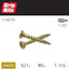 Tornillo madera construcción T25 Star Drive caja 5lb