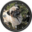 Reloj pared cara pug regalo perro