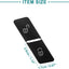 Botón bloqueo puerta Mercedes C300 set 4 negro