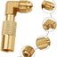 Adaptador 3/8pulg codo 90 grados para parrilla Blackstone