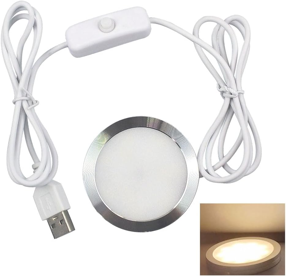 Foco LED 5V USB 3m adhesivo para escritorio