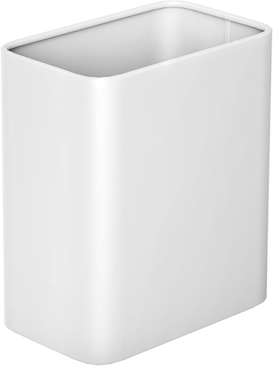 Cubo basura 2.1gal acero inox blanco baño oficina dormitorio