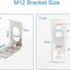 Soporte hierro tipo I y L para sensor inductivo M18L set 10