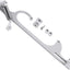 Soporte acelerador aluminio serie 4150 4160 color plata