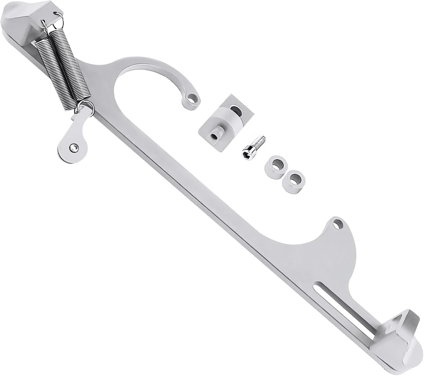 Soporte acelerador aluminio serie 4150 4160 color plata