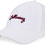 Gorro con imán mujer blanco/rojo ciruela