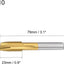 Broca HSS M10 x 0.039" H2 3 flautas revestimiento titanio