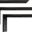 Soporte encimera 18pulg set 4 estante resistente en L