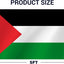 Bandera Palestina 3x5ft para fiestas y eventos