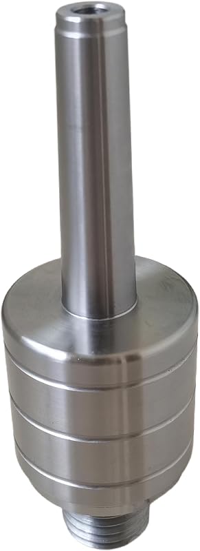 Adaptador mandril contrapunto 1x8tpi montaje morse #2 torno madera
