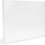 Bloque acrílico transparente blanco 7x9pulg