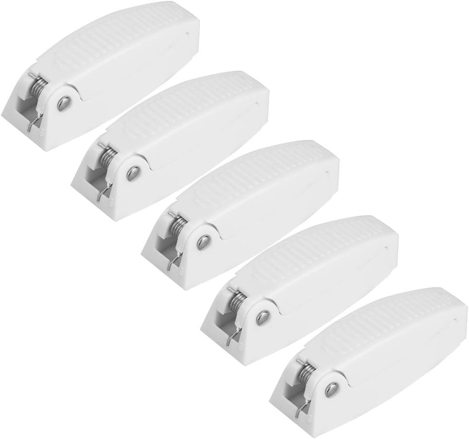 5 Pzas Enganche Puerta Equipaje Caravana ABS Blanco