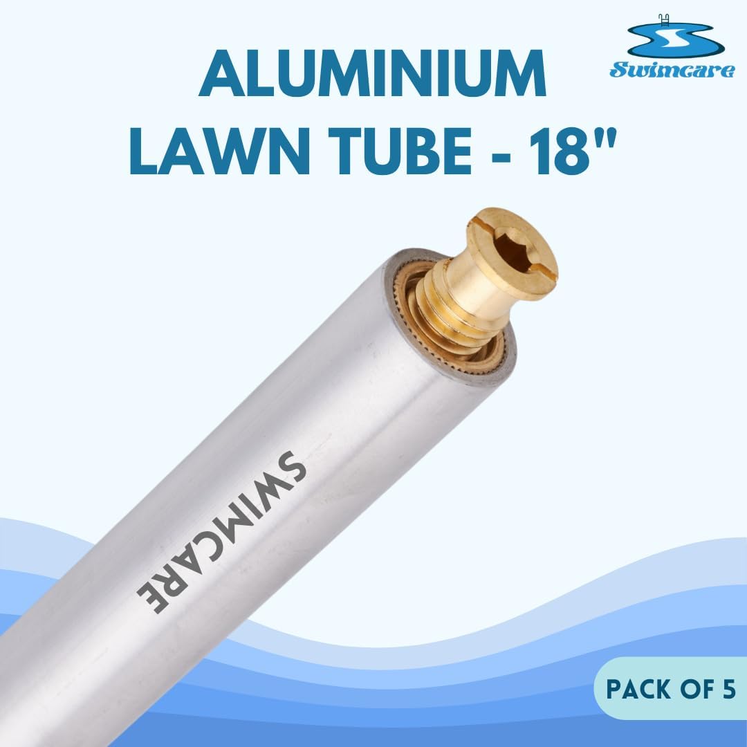5 Tubos Aluminio para Cubierta Piscina 18"