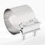 Abrazadera escape 5" acero inox T304 2 Pzas