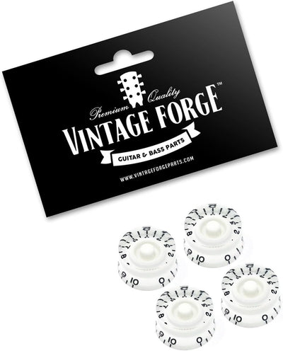 Pomos velocidad blancos compatibles Gibson Les Paul SG juego 4