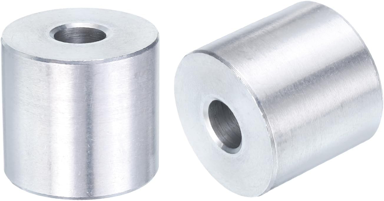 Espaciador aluminio 0.197x0.315x0.157pulg redondo liso