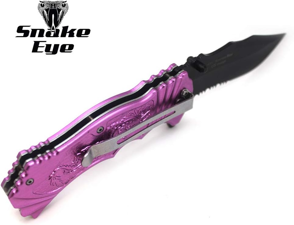 Cuchillo camping mango fantasía dragón
